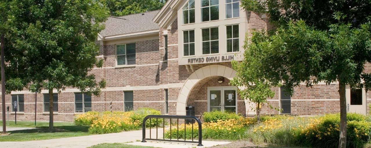 Exterior view of Hills Living Center